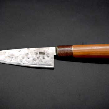 Office Knife 150 mm, apple and walnut wood