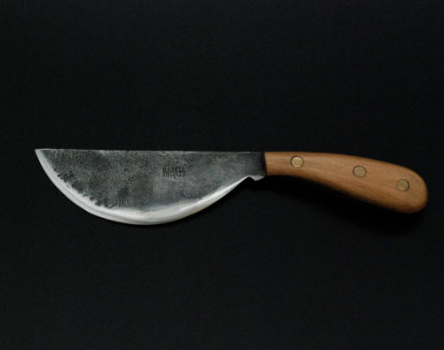 Cheese knife, ideal for hard cheese, beech wooden handle